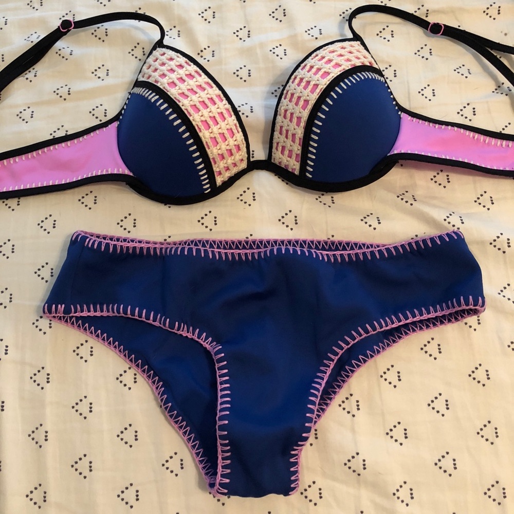 VS crochet detailed swimsuit